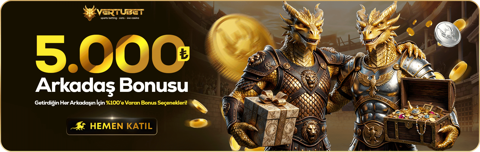5.000 TL Arkadaş Bonusu - Vertubet
