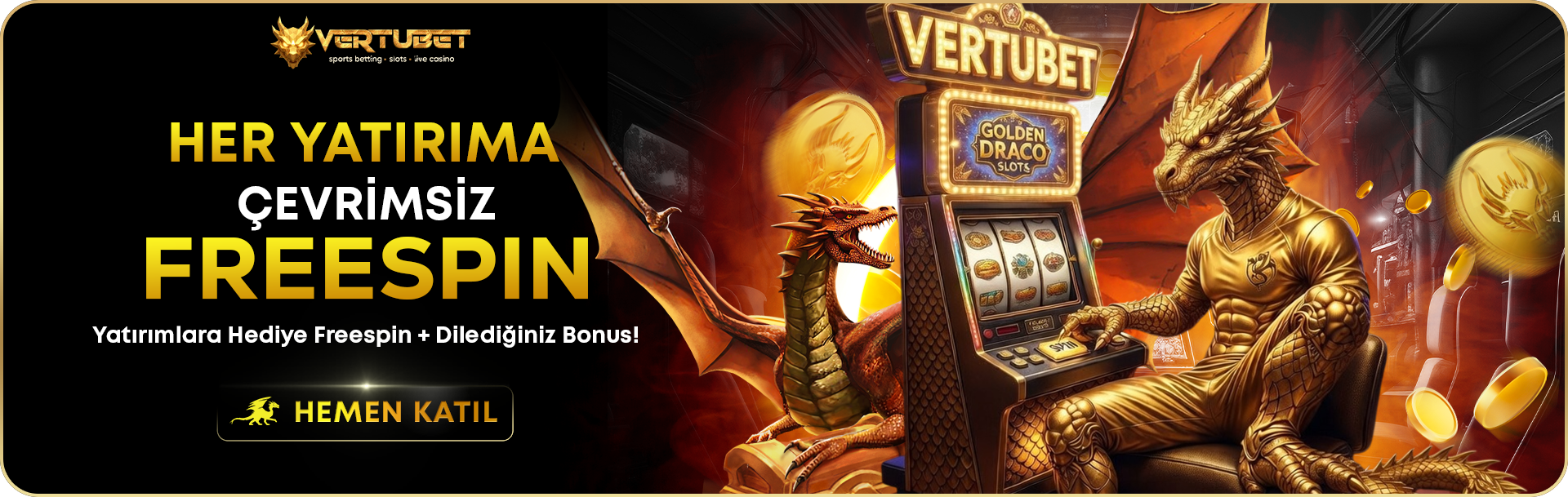 Çevrimsiz Freespin - Vertubet kampanyası